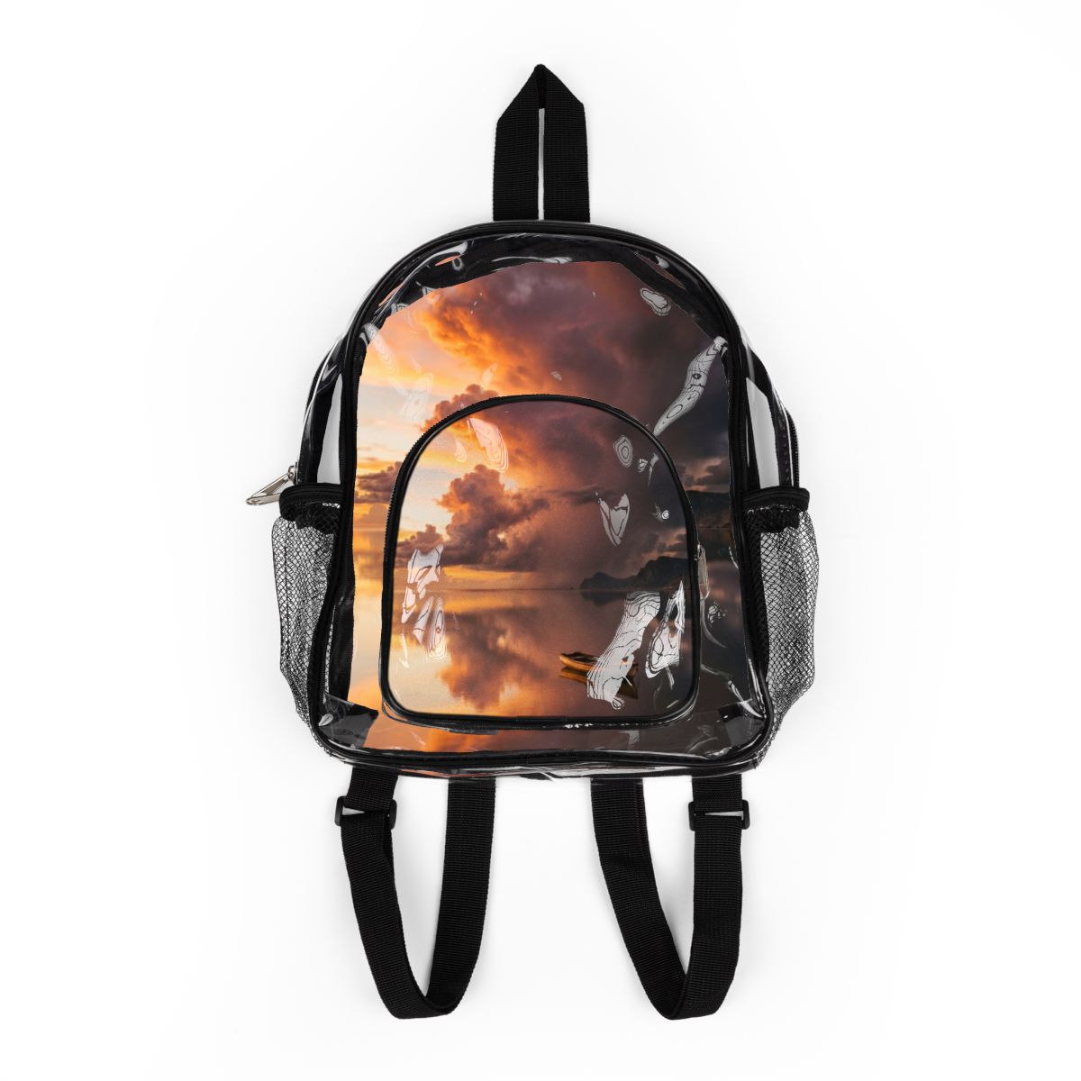 Clear Stadium Backpack - Sunset Accents | Echovira Gallery