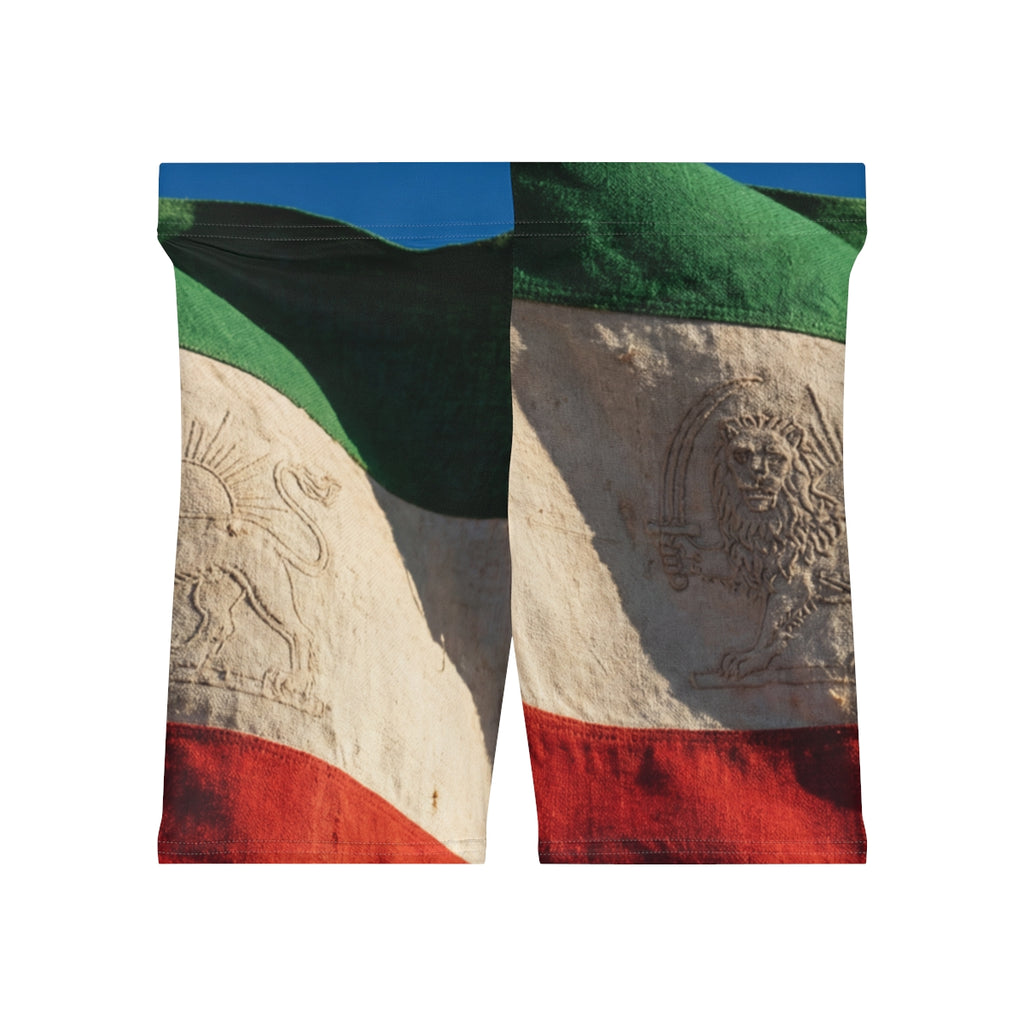 Women's Biker Shorts - Flag