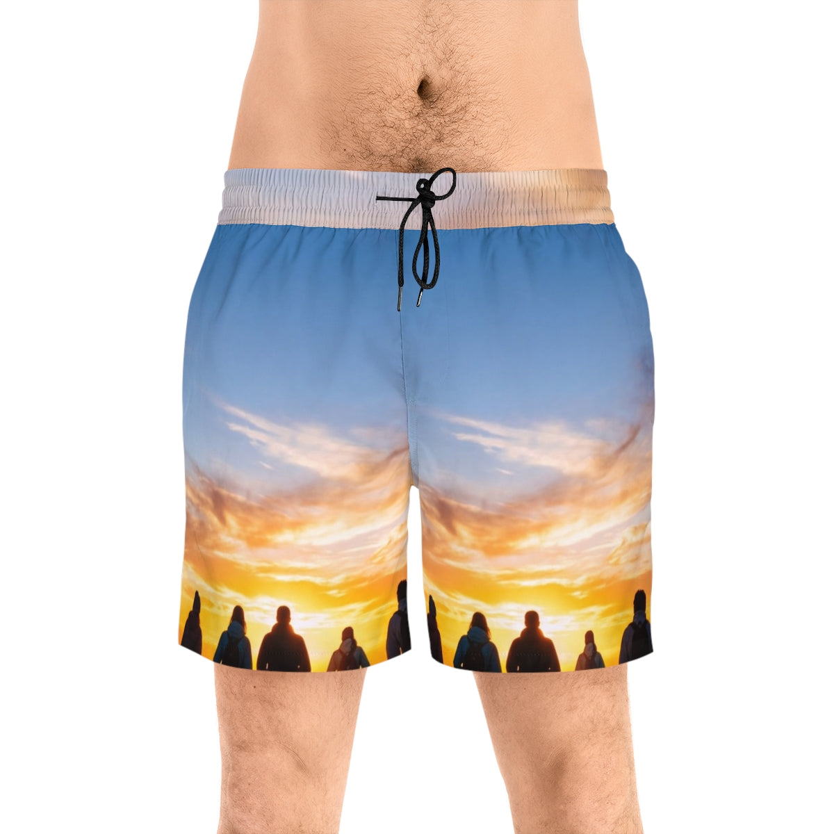 Men's Swim Shorts - Sunset Ridge Trail | Echovira Gallery