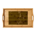 Bamboo Serving Tray - Urban Lines | Echovira Gallery