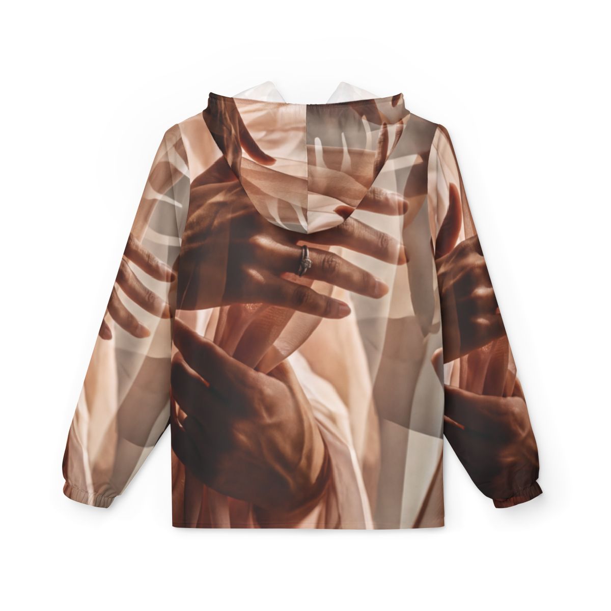 Men's Windbreaker Jacket - Veiled Touch | Echovira Gallery