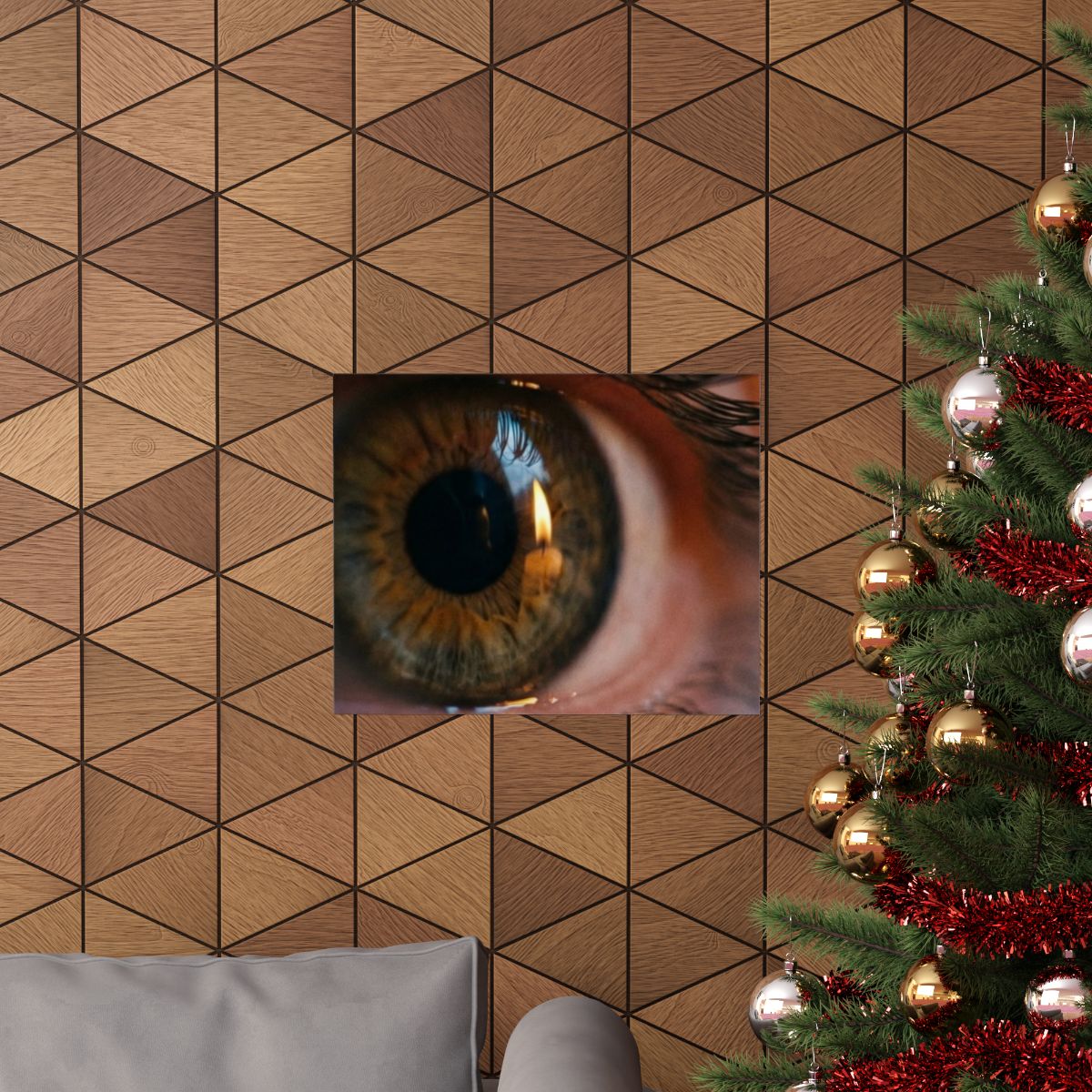 Matte Horizontal Posters - Amber Iris Reflection Fine Art......