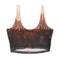 Polyester Sports Bra - City Lights | Echovira Gallery