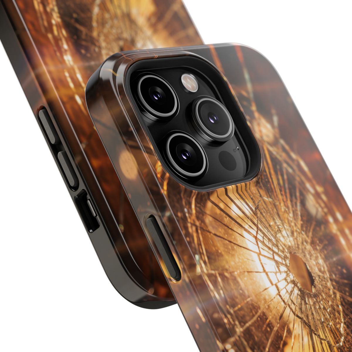 Impact-Resistant Case - Shattered Amber