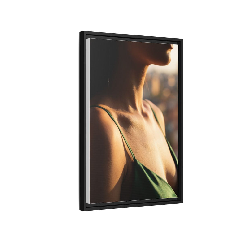 Framed Matte Canvas - Sunlit Muse