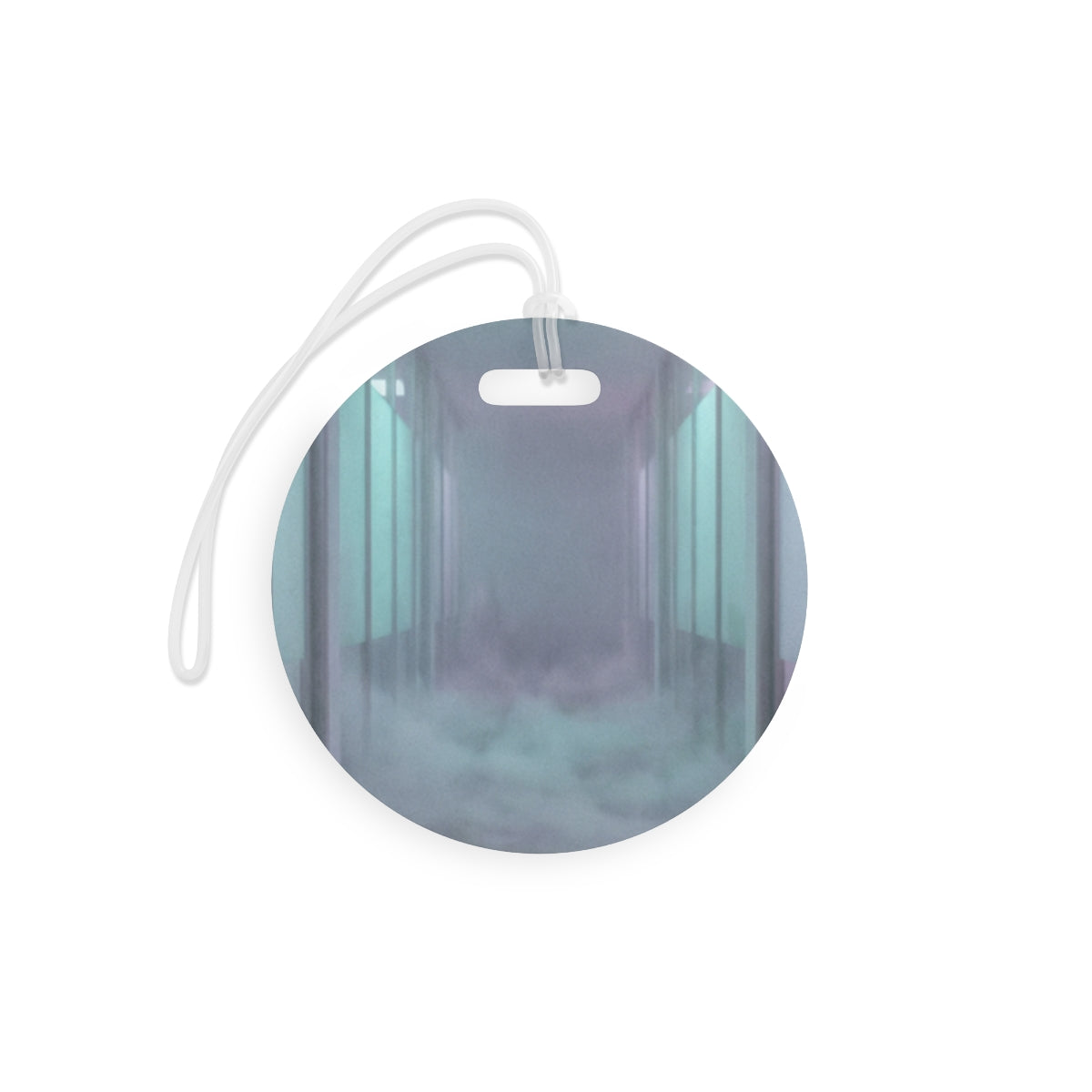 Luggage Tags - Liminal Corridor Fog Art Print | Echovira...