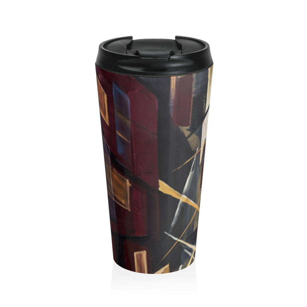 Stainless Steel Travel Mug - Urban Pulse | Echovira Gallery