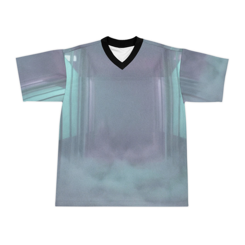Unisex Football Jersey - Liminal Corridor Fog Art Print |...
