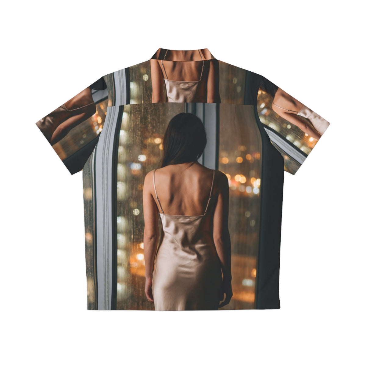 Men's Hawaiian Shirt - Cinematic Nightfall