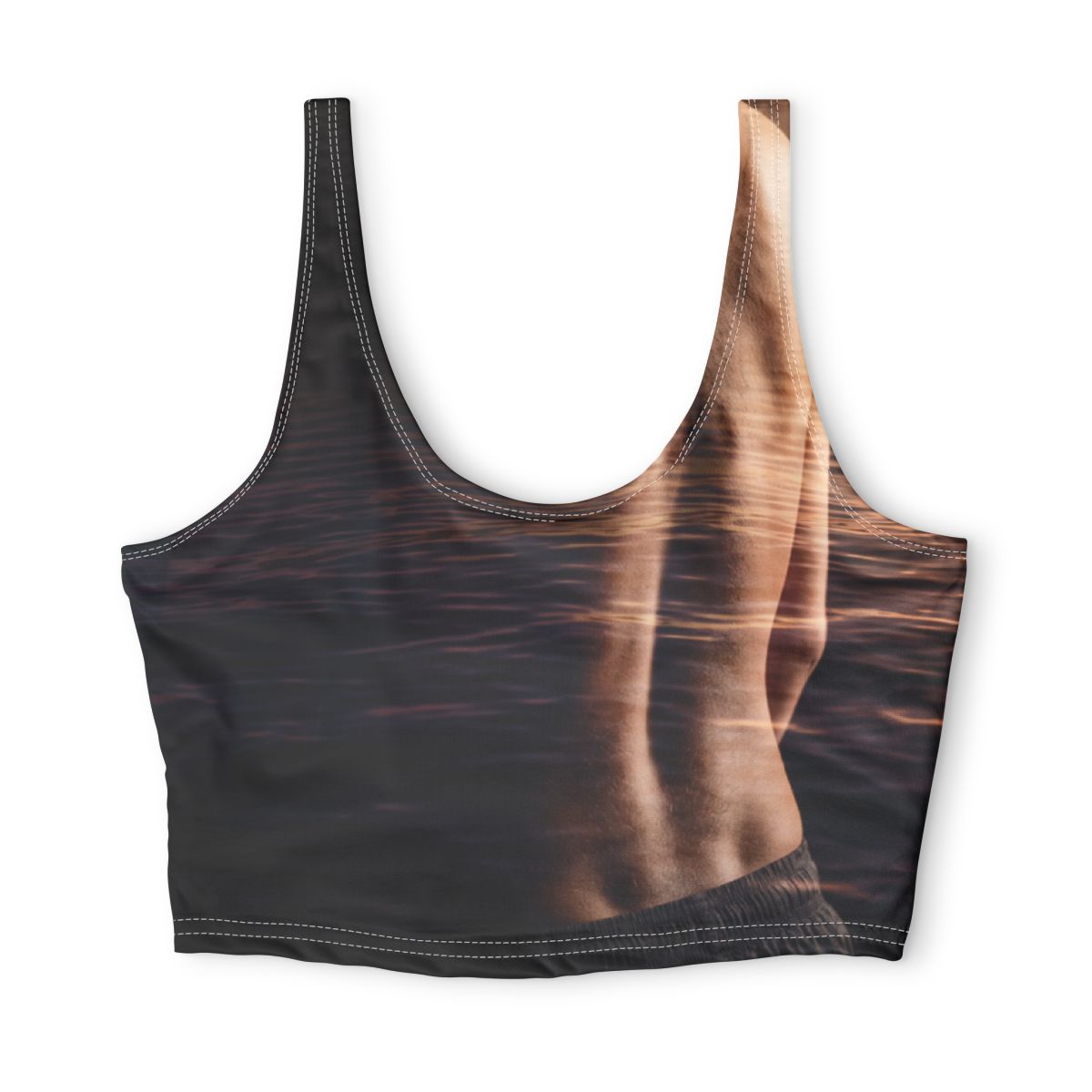 Polyester Sports Bra - Ethereal Horizon Double Exposure... |...