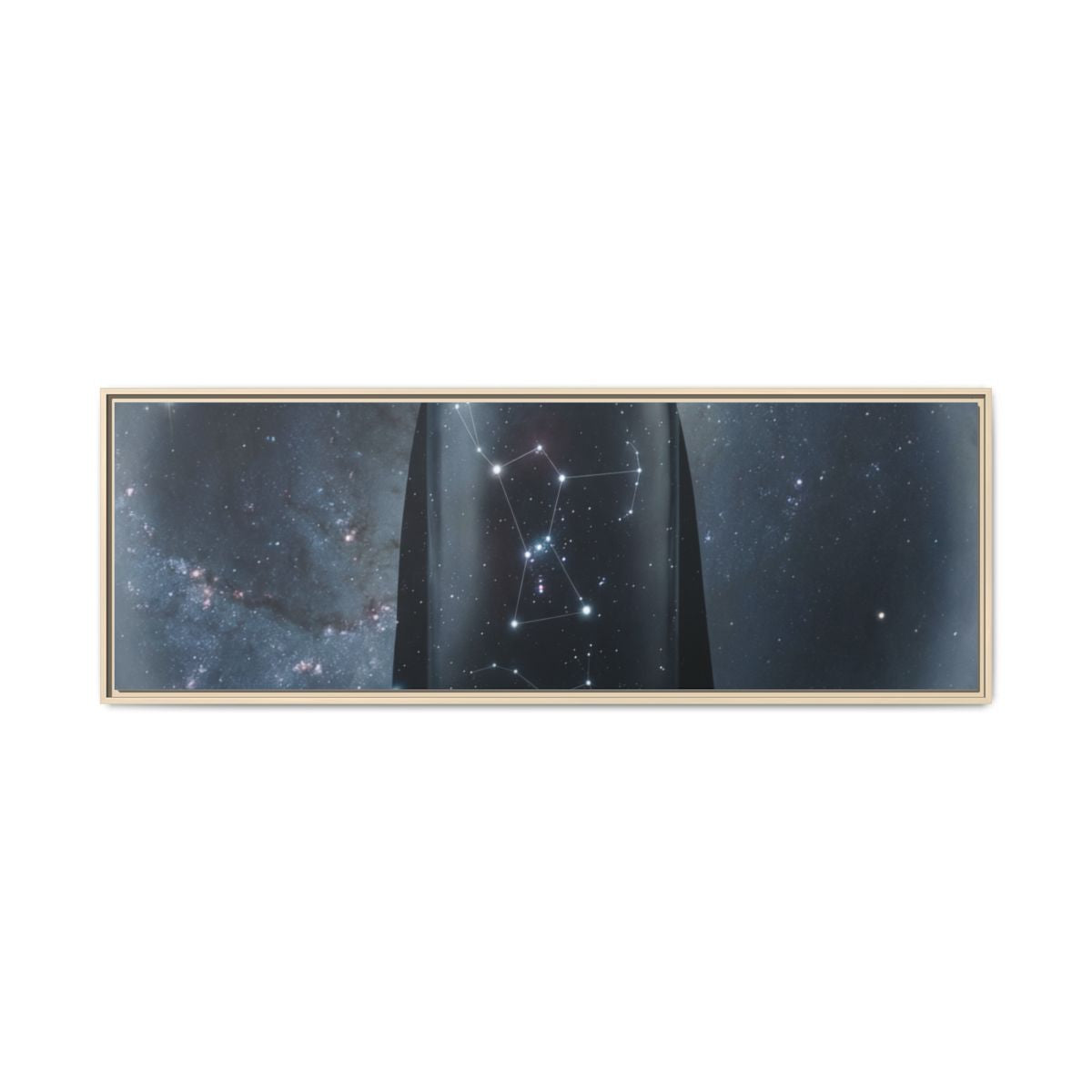 Framed Matte Canvas - Cosmic Sentinel — Natural / 1.25" (10×8, 12×9, 14×11, 16×12, 20×10, 18×12, 20×16, 24×16, 24×18, 36×12, 24×20, 32×16, 30×20, 30×24, 32×24, 48×16, 36×24, 48×24, 40×30, 60×20, 48×32, 60×30 & 60×40)