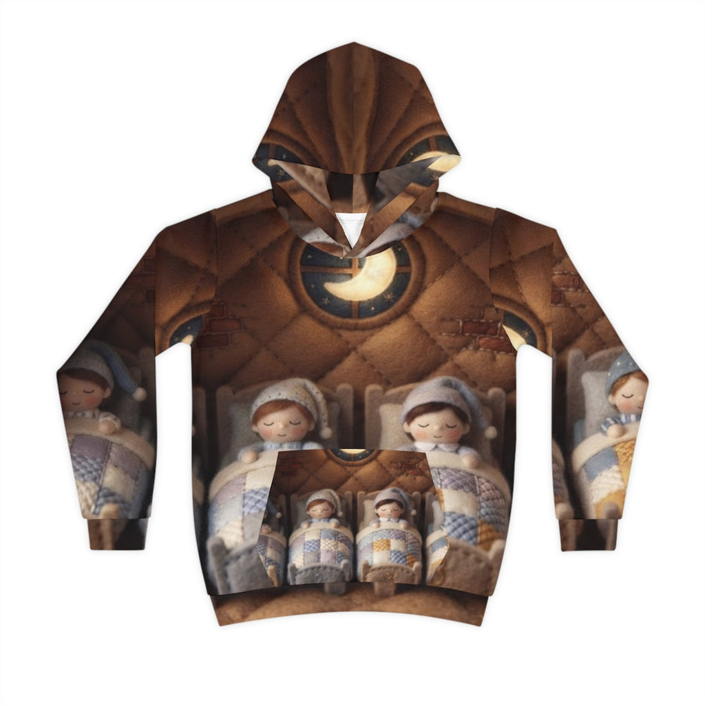 Children's Hoodie - Bedtime Slumber Haven | Echovira Gallery