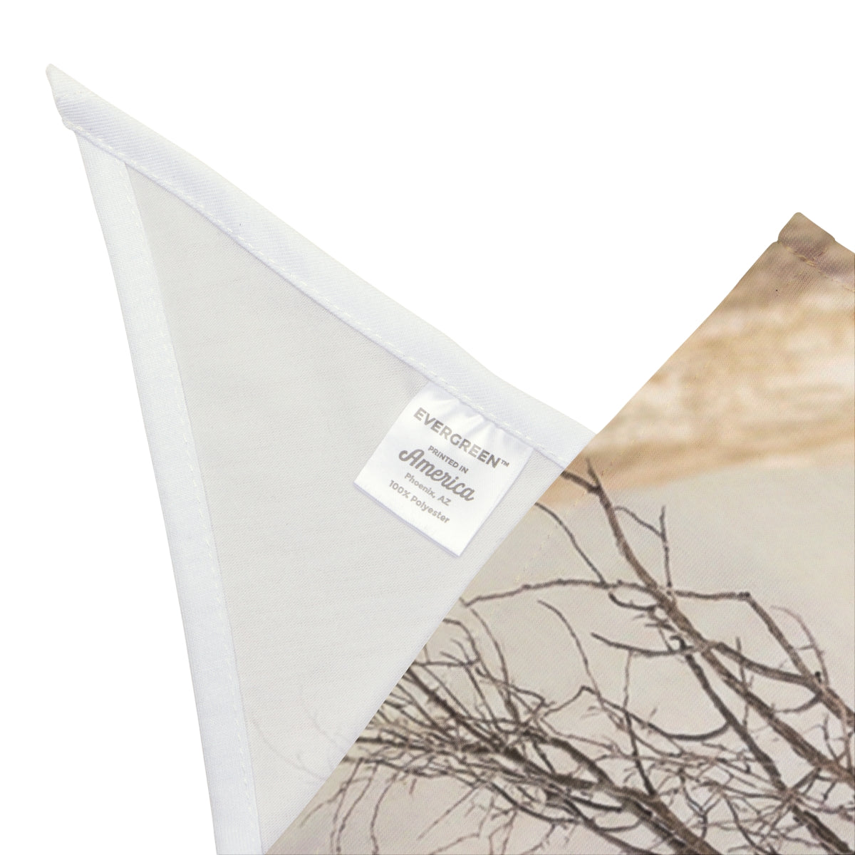 Pet Bandana - Winter Branch Solitude Landscape | Echovira...