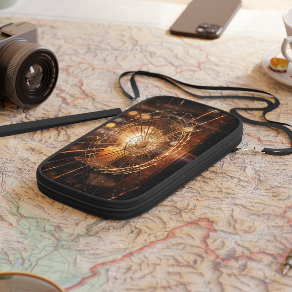 Passport Wallet - Cinematic Shattered Glass | Echovira...
