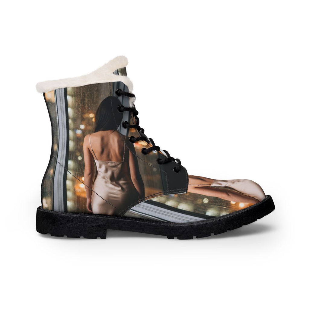 Women's Fur Boots - Winter Night Style