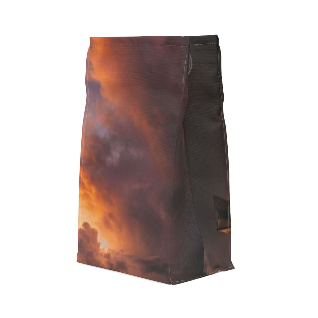 Polyester Lunch Bag - Sunset Silence | Echovira Gallery