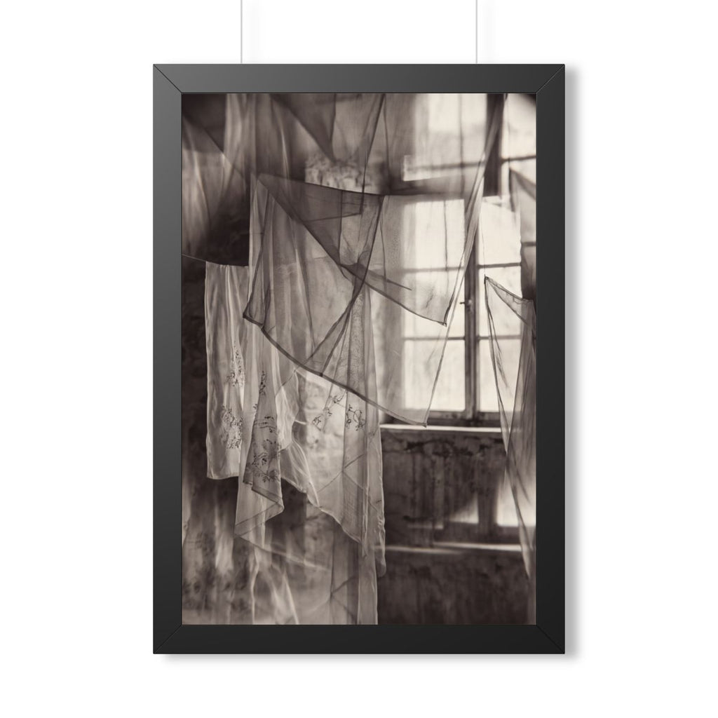 Framed Vertical Poster - Spectral Veils (11×14, 12×16... |...