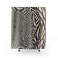 Shower Curtain - Kinetic Vortex Spa Statement | Echovira...