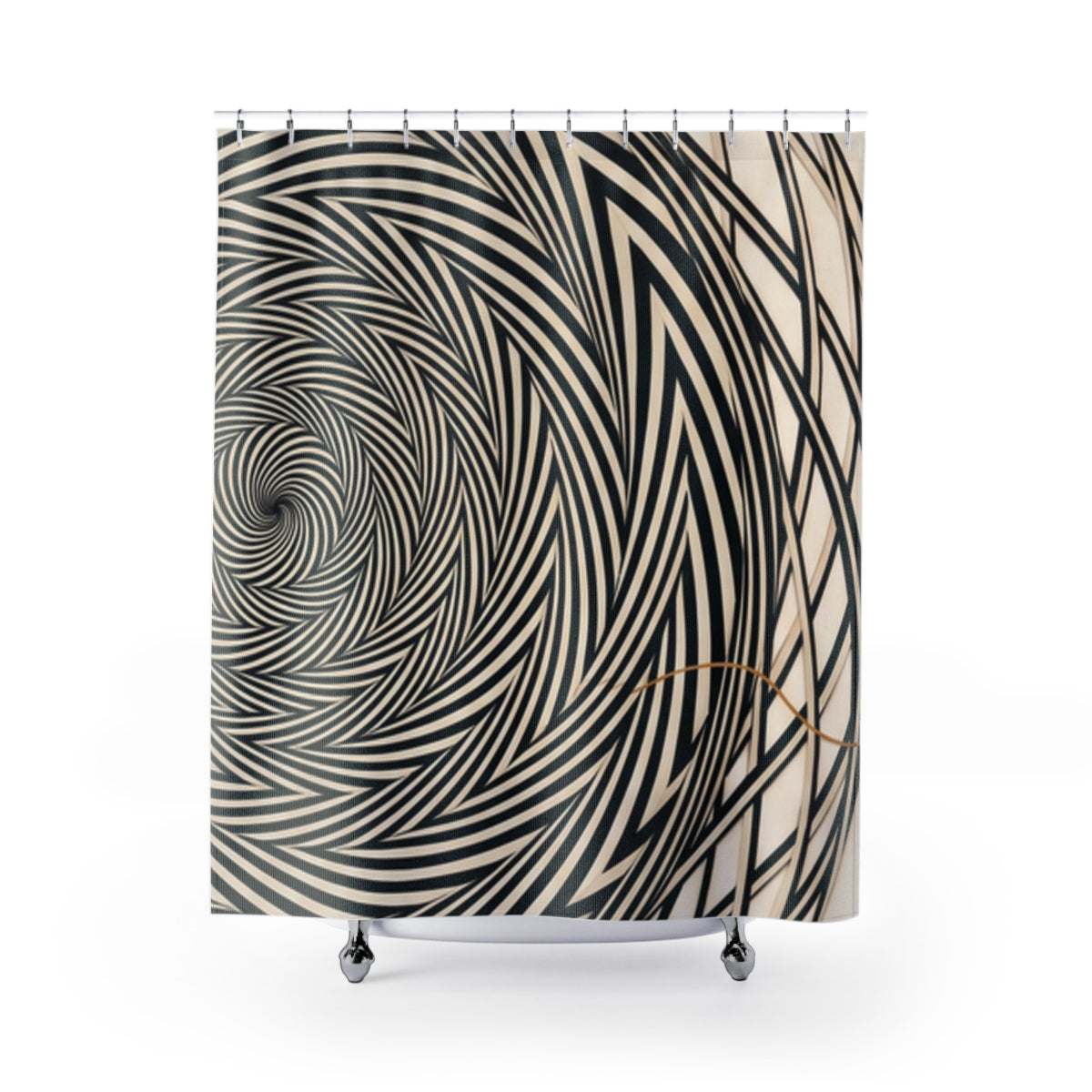 Shower Curtain - Kinetic Vortex Spa Statement | Echovira...