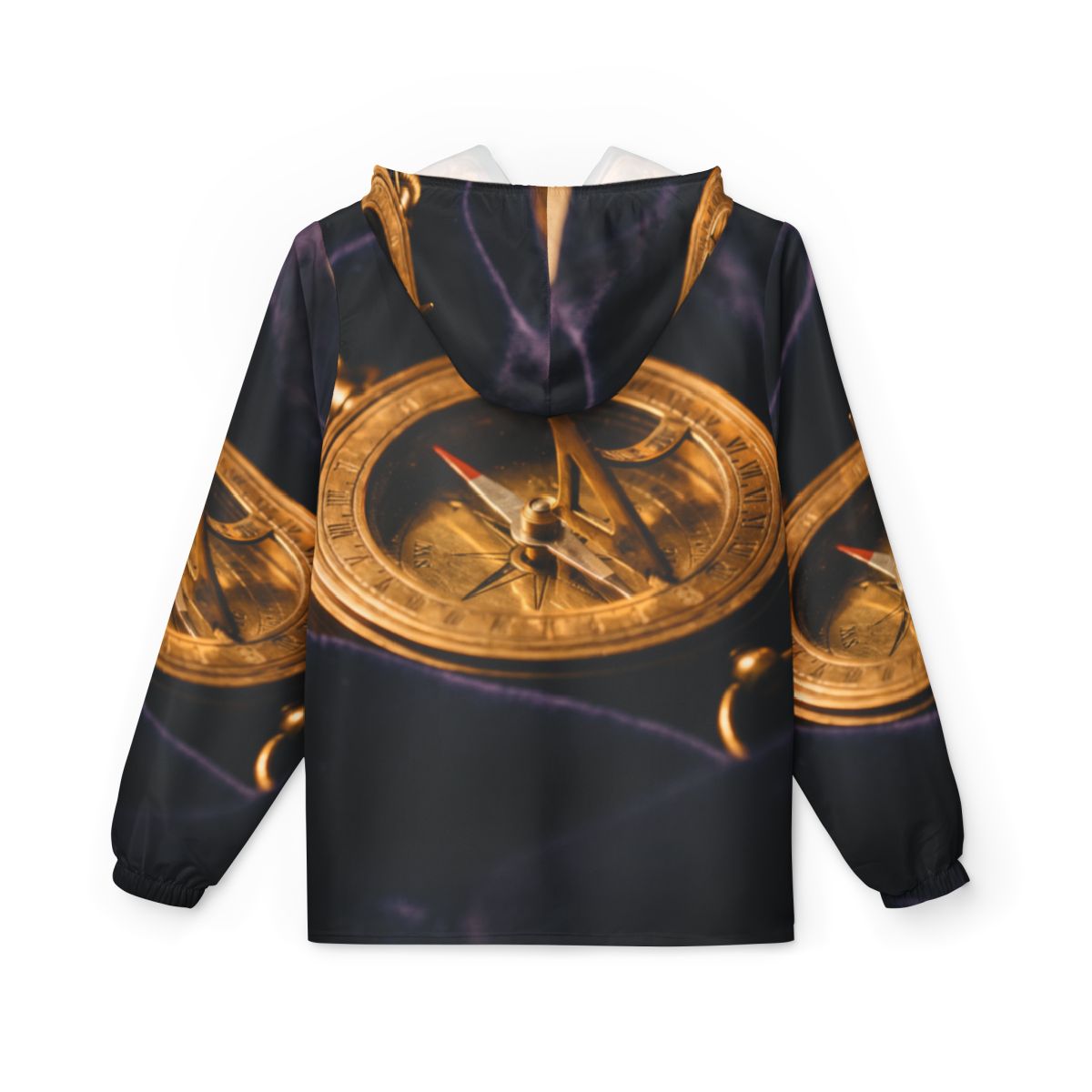 Sundial Compass Unisex Windbreaker Jacket