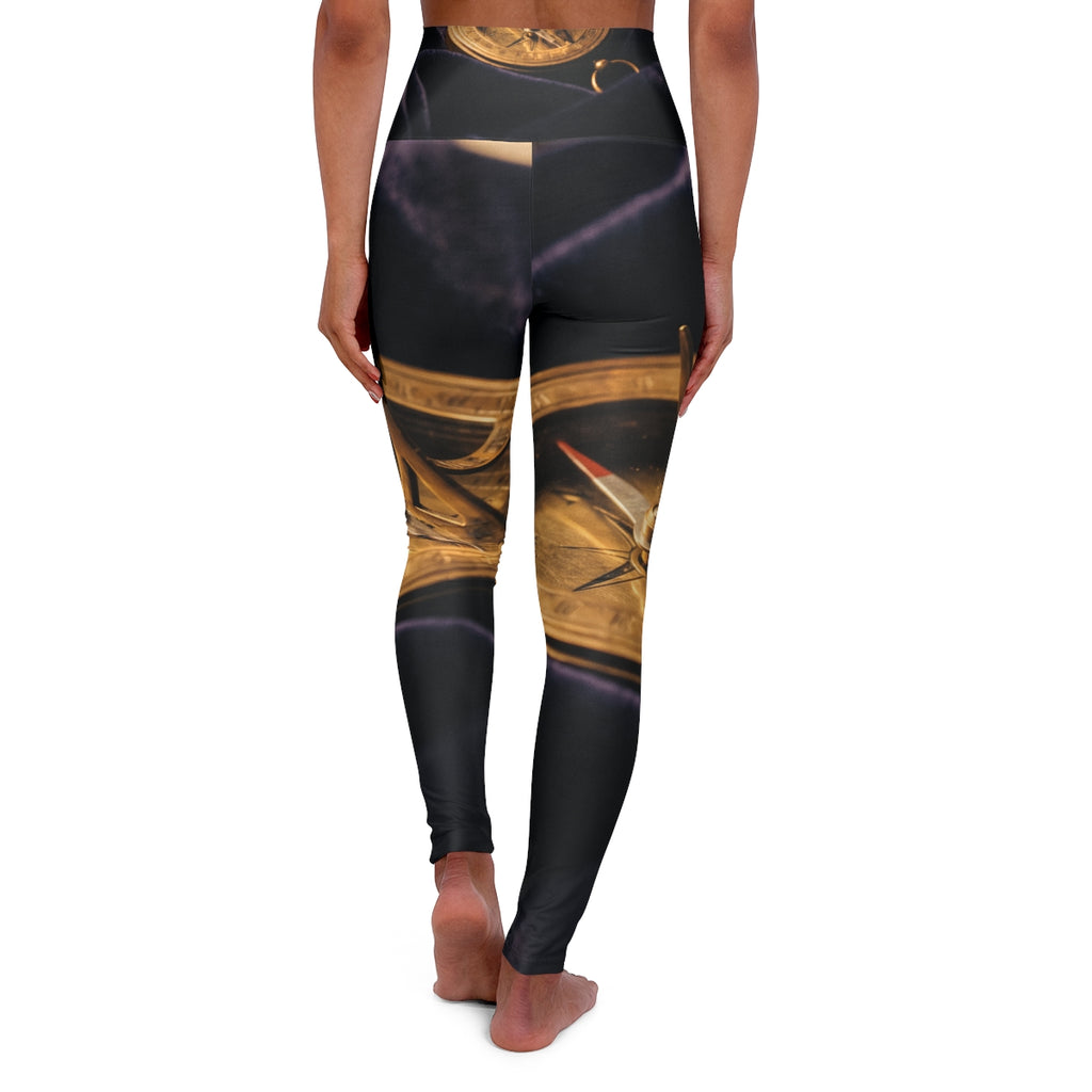 Sundial Compass High Waisted Yoga Leggings