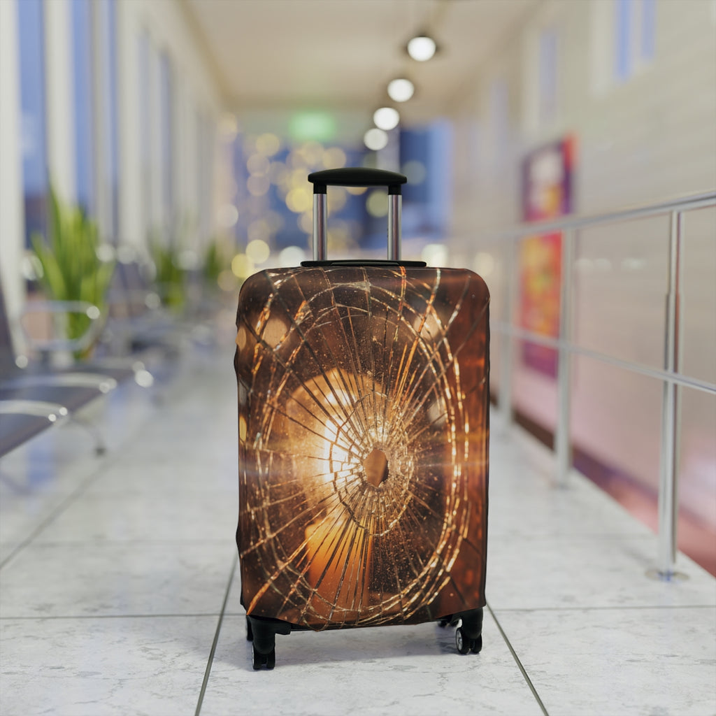 Luggage Cover - Moody Amber Glow