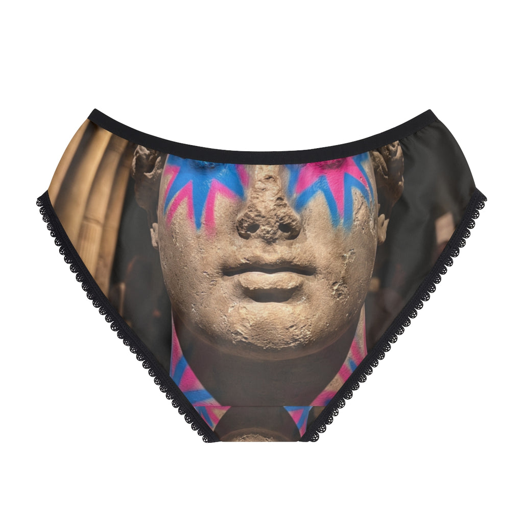 Neon Graffiti Bust Women's Briefs