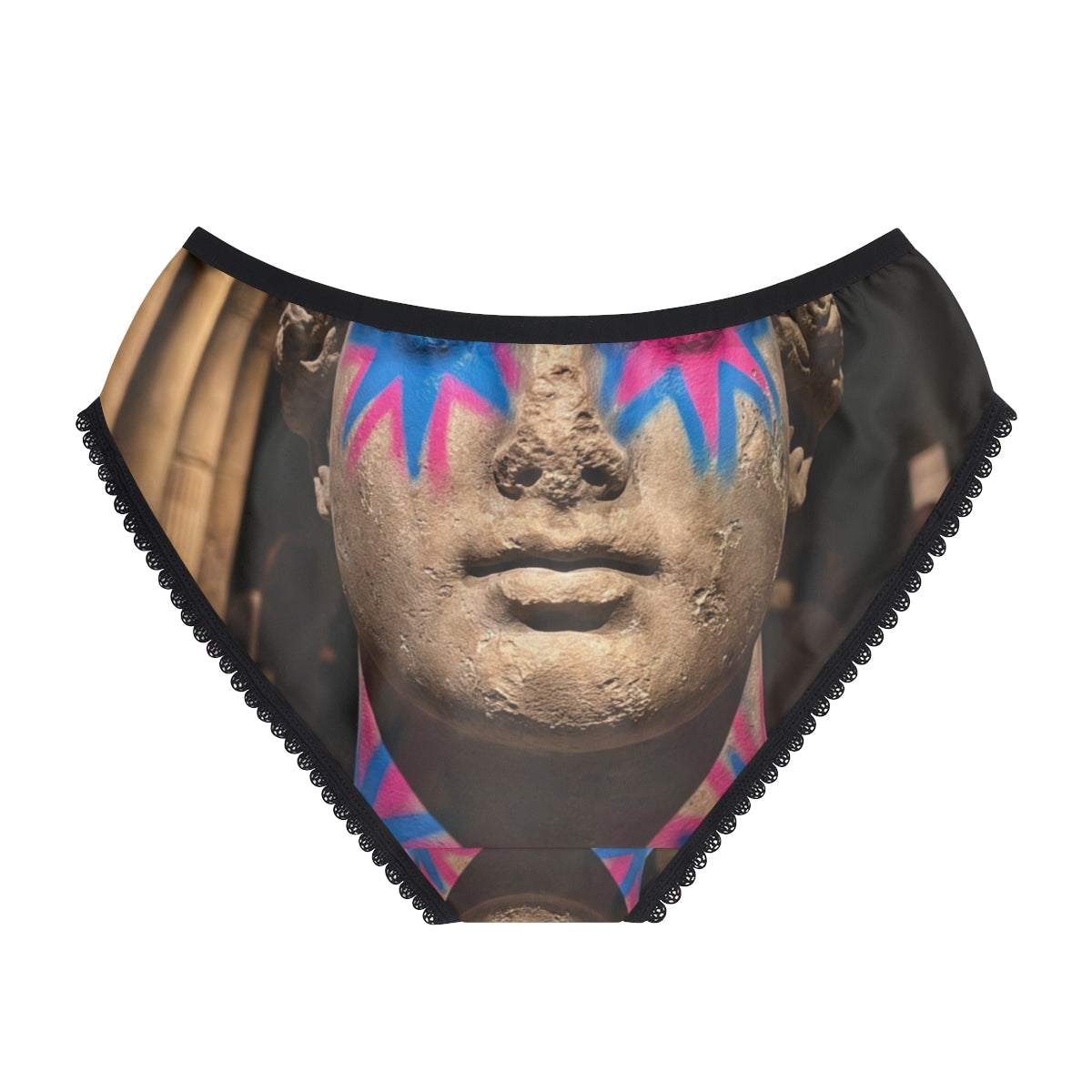 Neon Graffiti Bust Women's Briefs