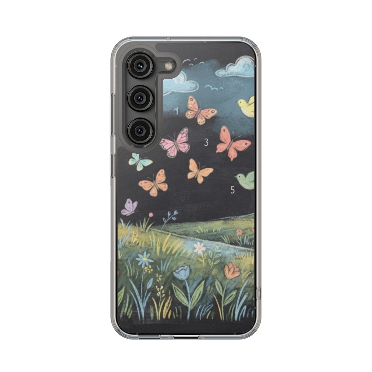Clear Impact-Resistant Cases - Clear Phone Case - Meadow......