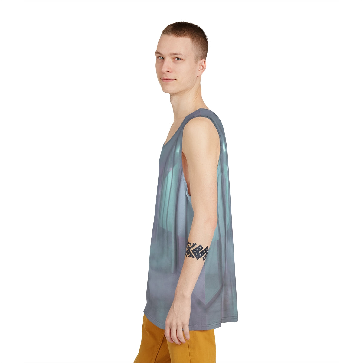 Men's Tank - Liminal Corridor Fog Art Print | Echovira...