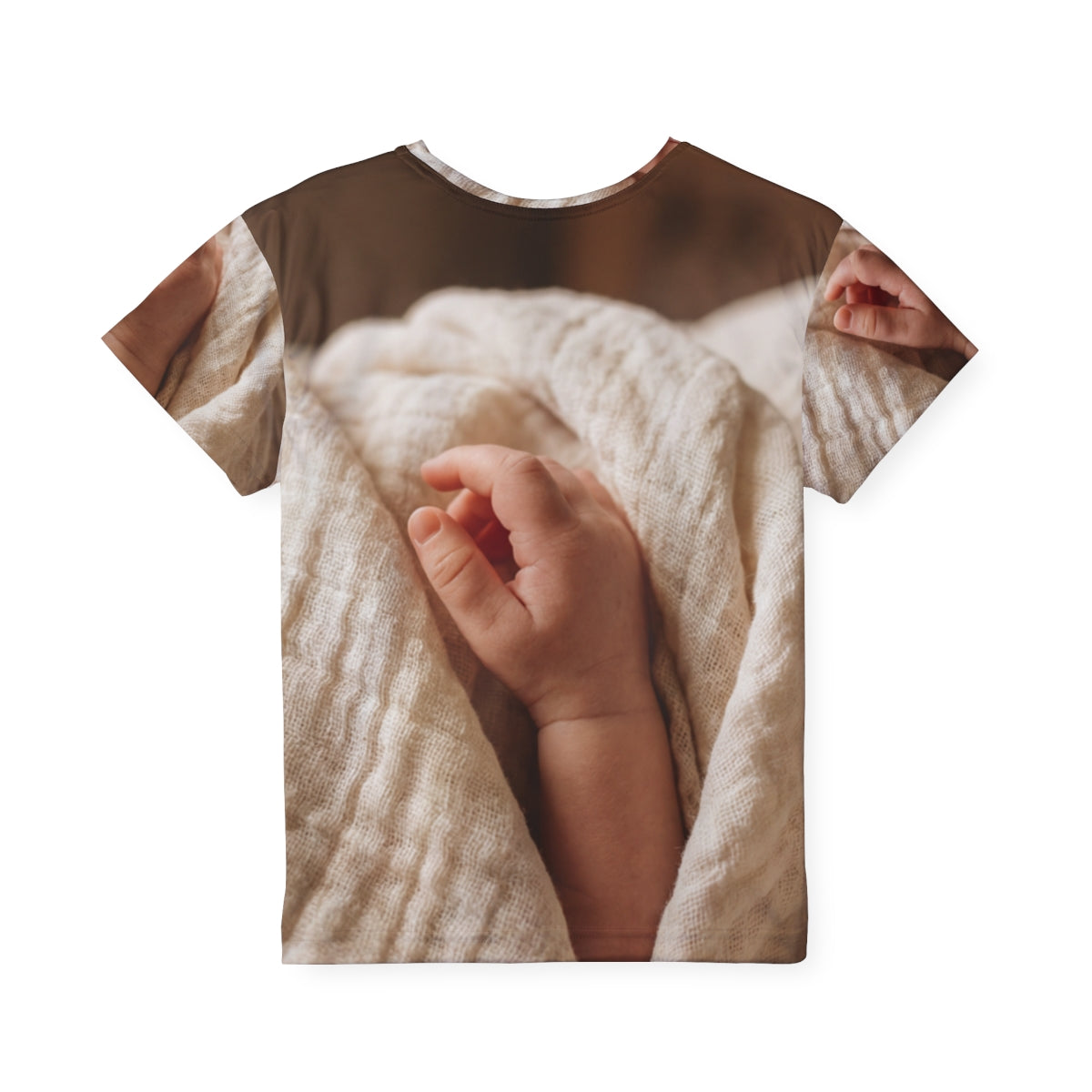Kids Sports Jersey - Tender Newborn Hand in Cozy Linen... |...