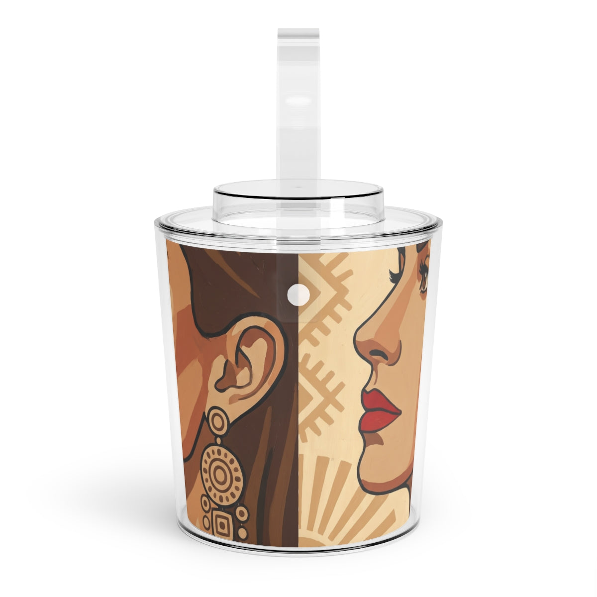 Ice Bucket with Tongs - Desert Solitude Boho | Echovira...