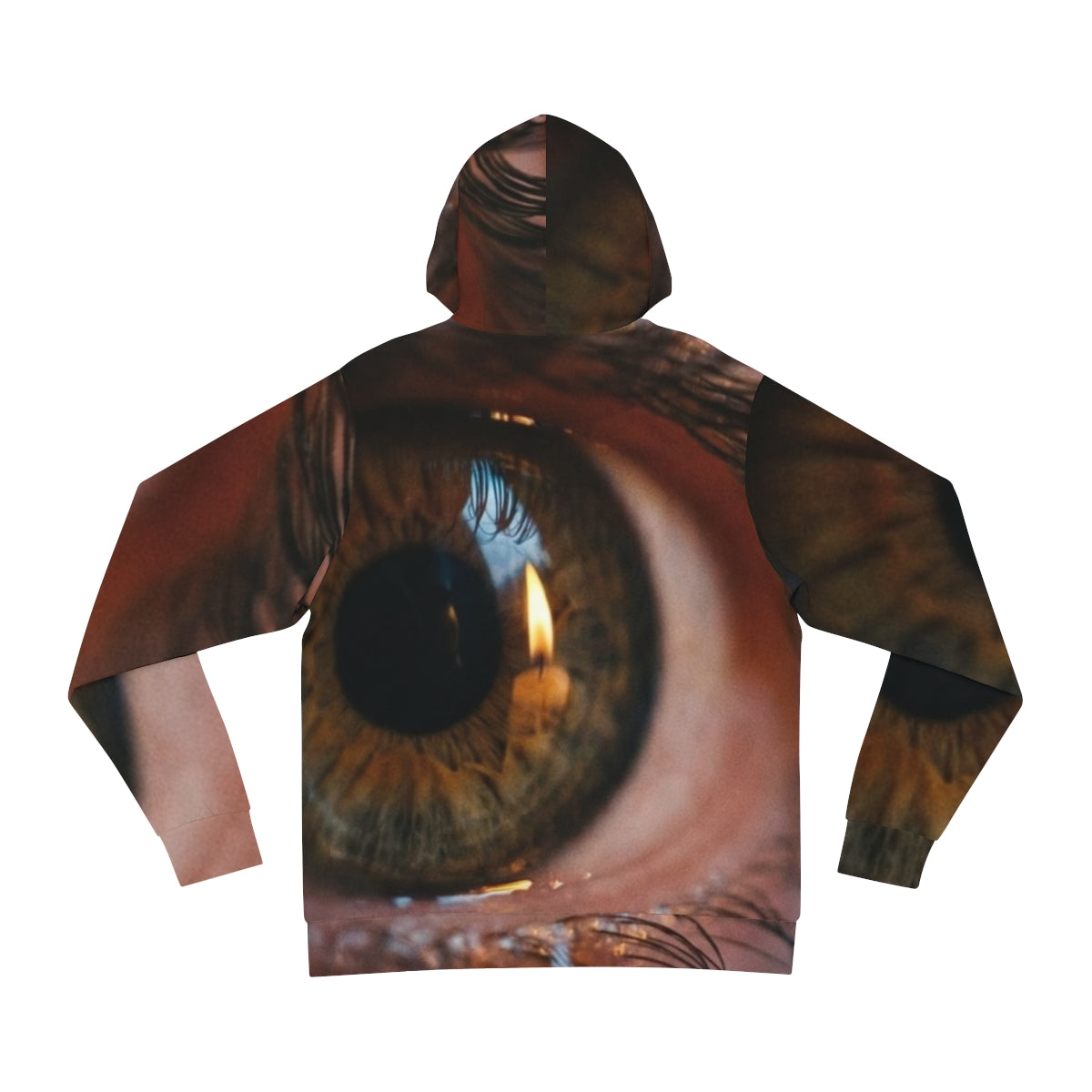 Fashion Hoodie - Amber Iris Reflection Fine Art Print |...