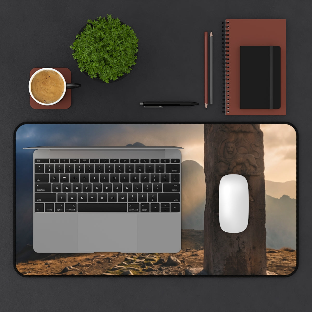 Desk Mat - Ancient Ruins Workspace