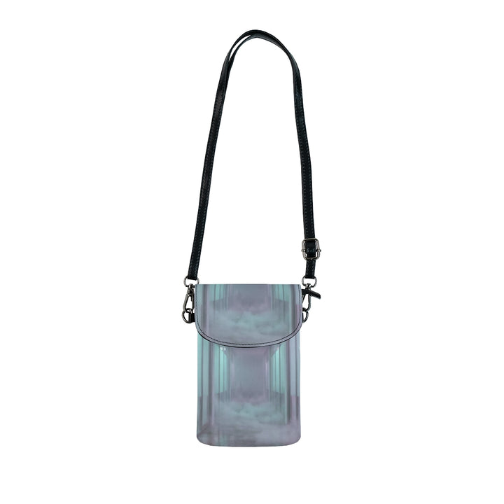 Small Cell Phone Wallet - Liminal Corridor Fog Art Print