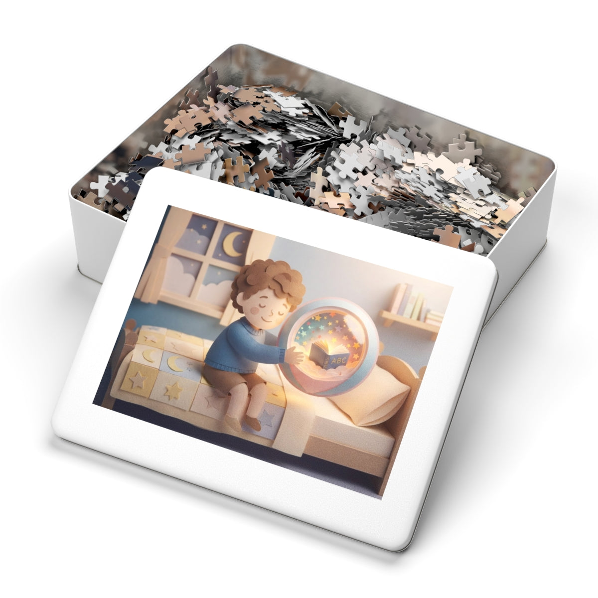 Jigsaw Puzzle with Tin - Bedtime Reader Magic (30, 110, 252...