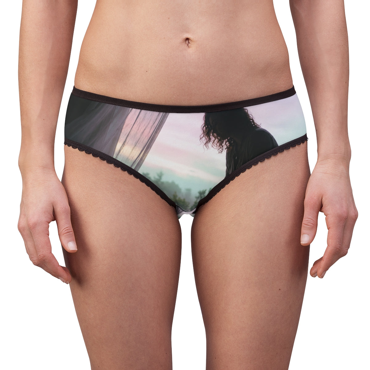 Women's Briefs - Twilight Window Reverie Silhouette Art |...