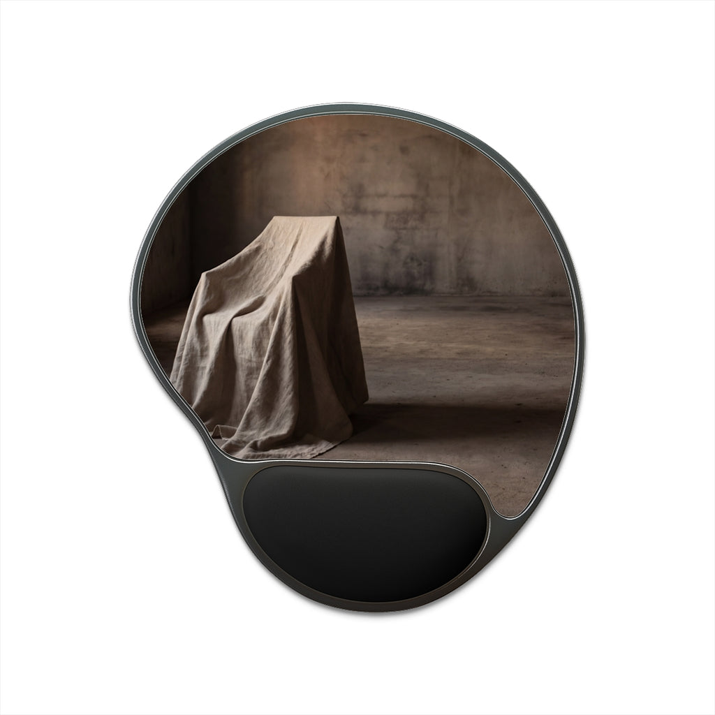 Mouse Pad With Wrist Rest - Concrete Focus