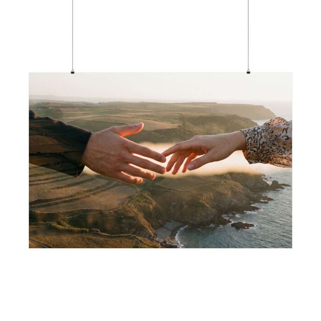 Matte Horizontal Posters - The Infinite Touch | Ethereal......