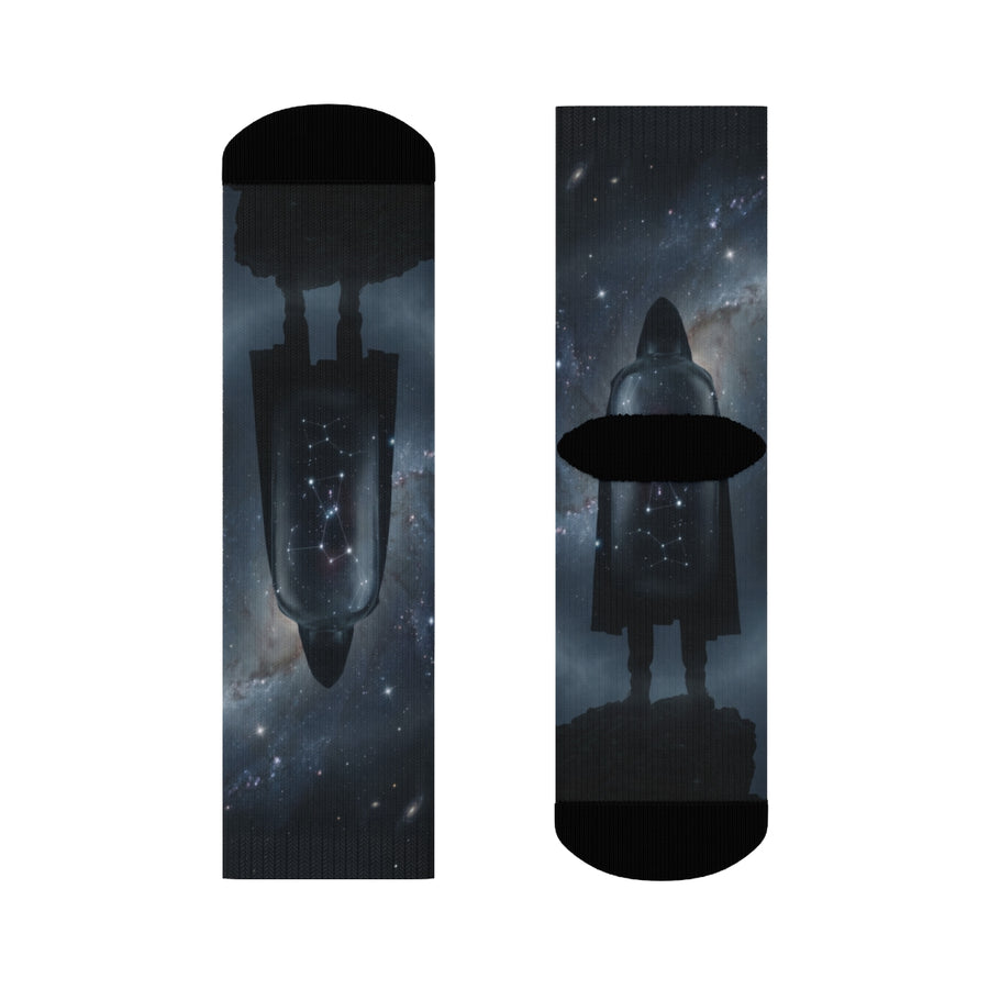 Crew Socks - Cosmic Sentinel Orion Constellation Art