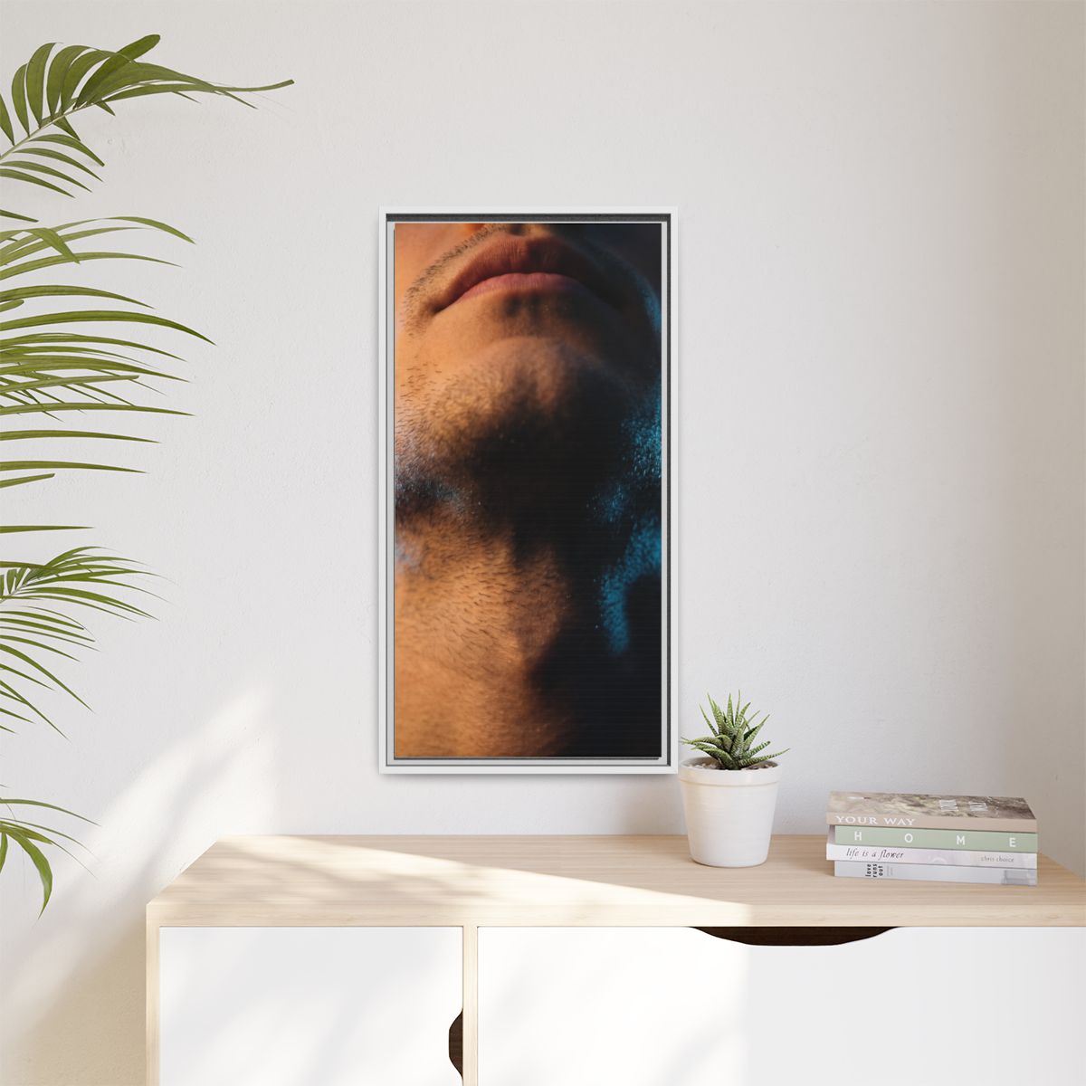 Framed Matte Canvas - Neon Noir