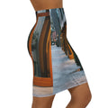 Women's Pencil Skirt - Twilight Promenade | Echovira Gallery