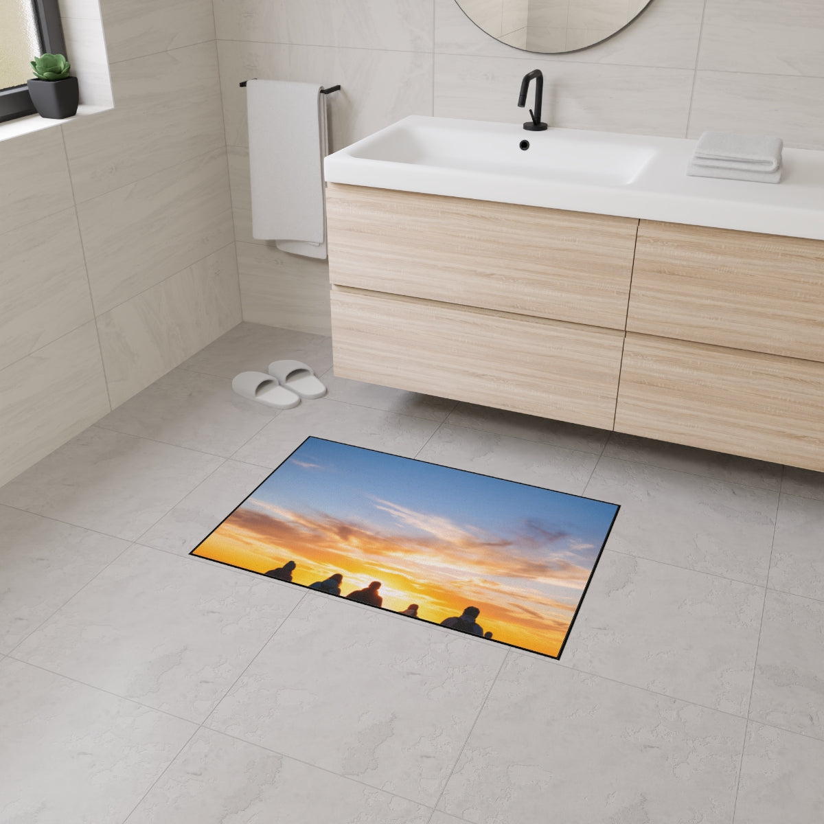 Floor Mat - Golden Sunset Trek