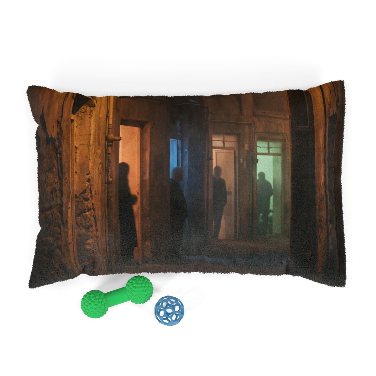 Pet Bed - Shadowed Alleyway Mystery Art Print | Echovira...