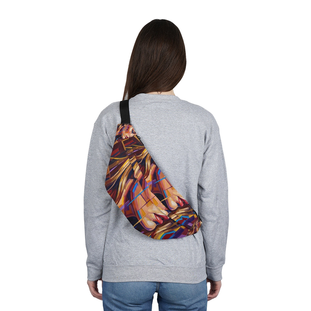 Large Fanny Pack - Shattered Elegance | Echovira Gallery