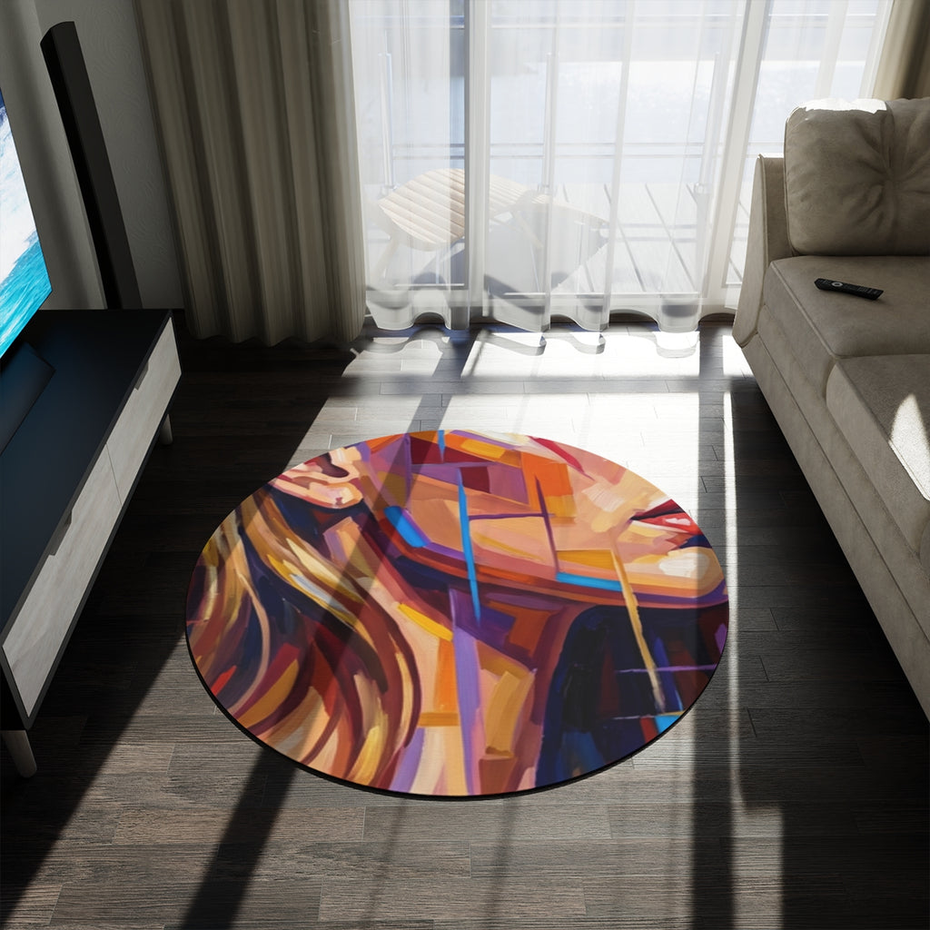 Round Rug - Shattered Elegance | Echovira Gallery