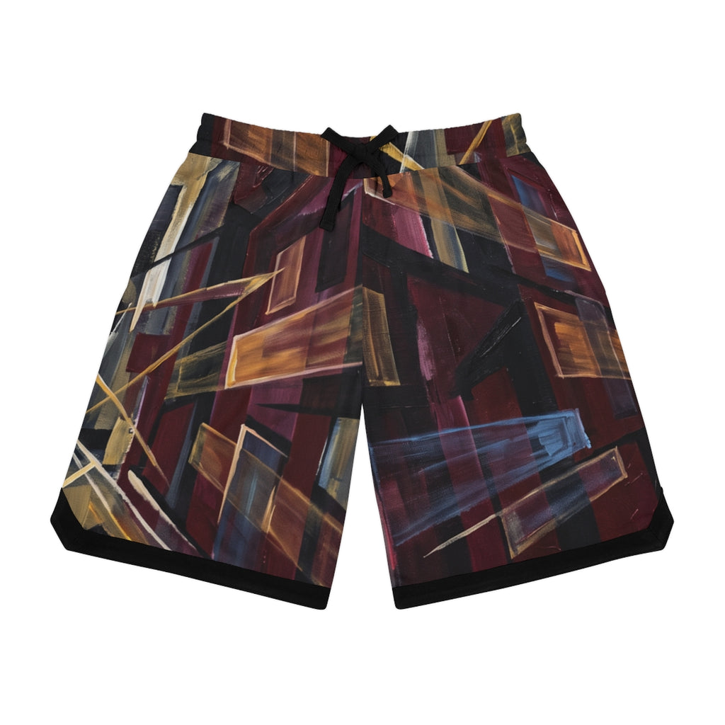 Basketball Rib Shorts - Urban Perspective | Echovira Gallery