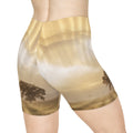 Golden Dawn Lone Tree Women's Biker Shorts