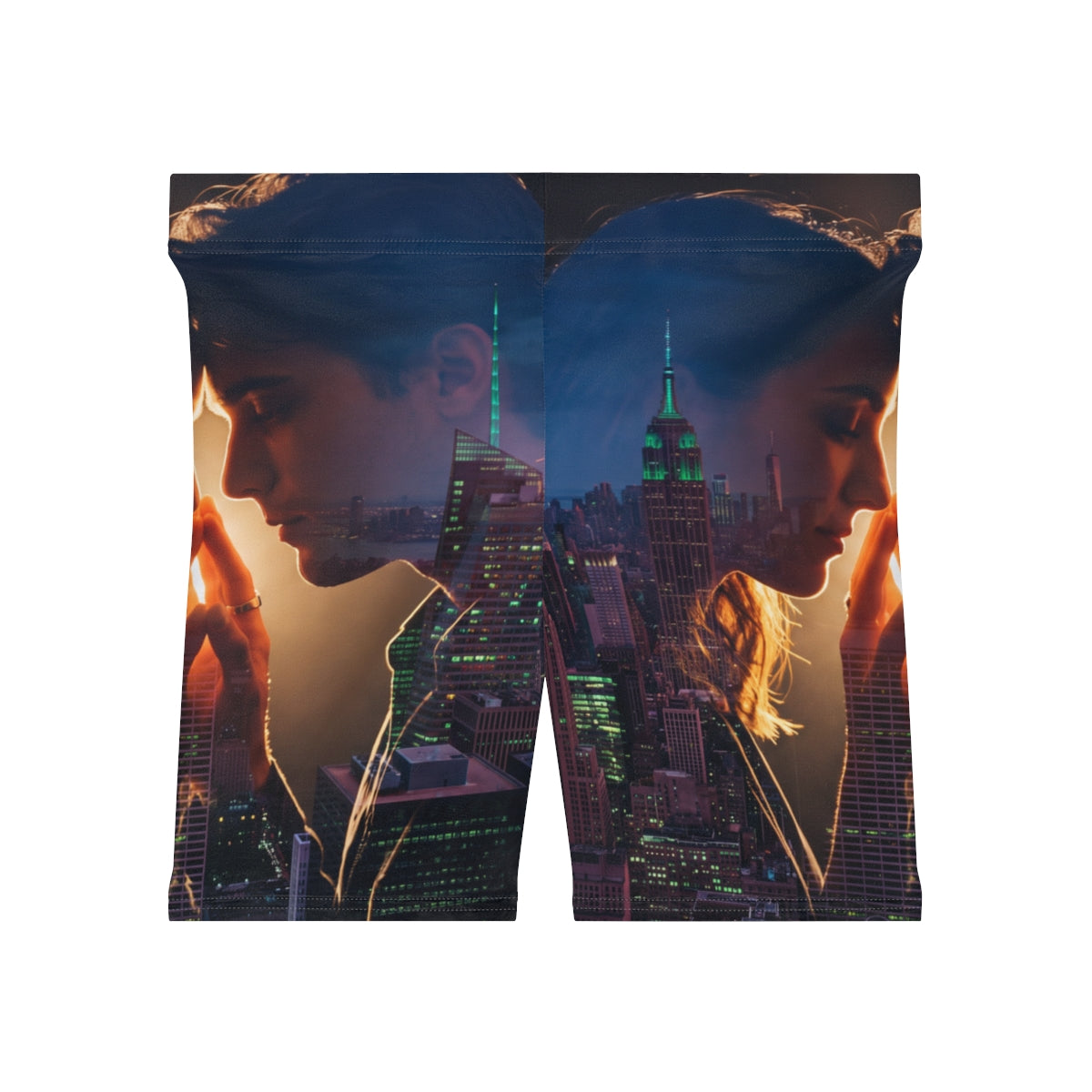 City Lights Lovers Women's Biker Shorts