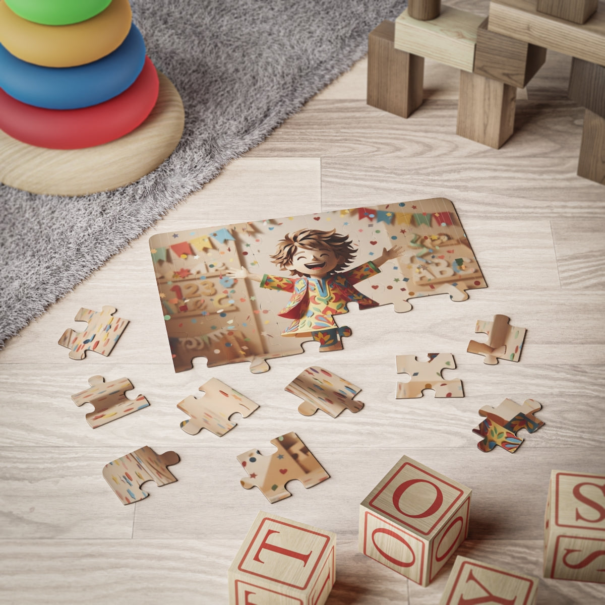Kids' Puzzle 30-Piece - Joyful Whimsy Jubilee | Echovira...